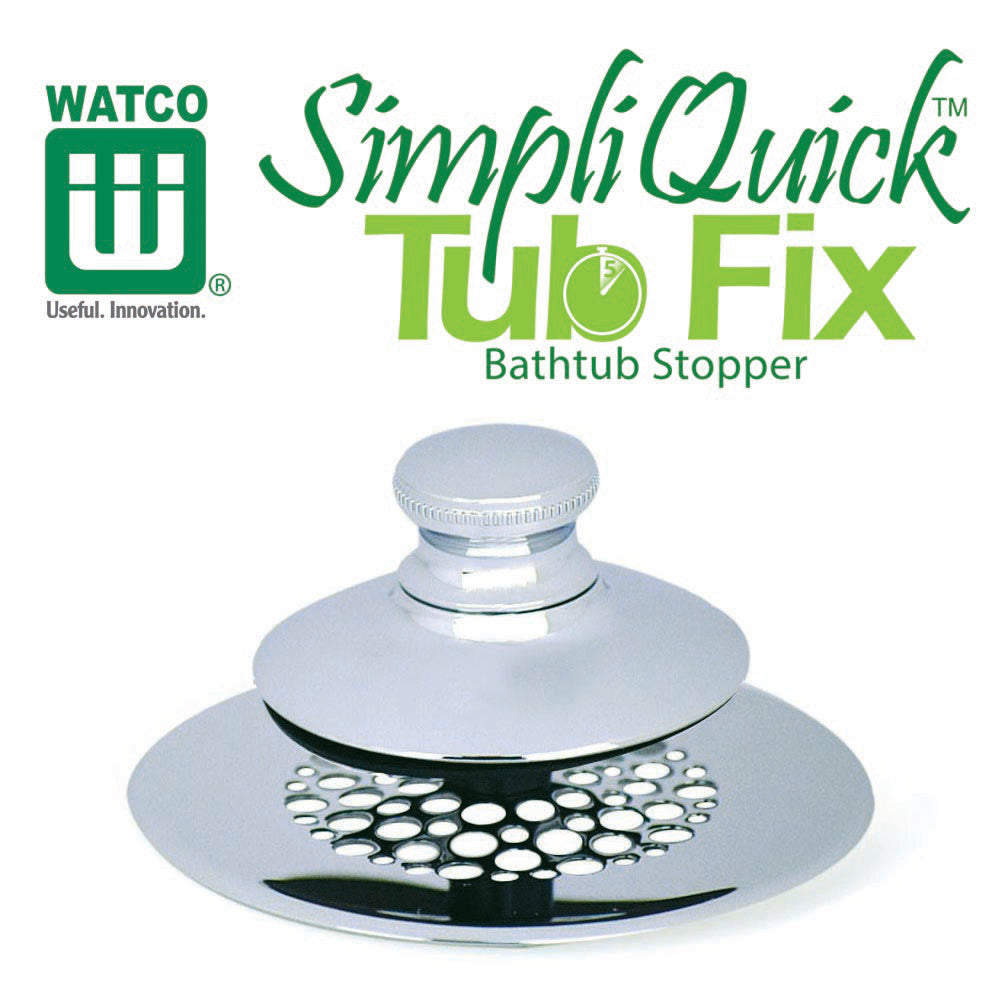 Watco 38516-CP Push Pull Tub Stopper