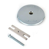 One-Hole Overflow Plate and screw