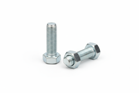 2 bolts and nuts