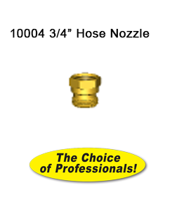 10004 3/4 in. Brass Hose Nozzle