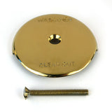 One-Hole Overflow Plate and screw