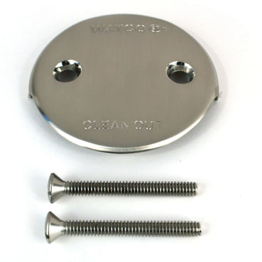 18002 Two-Hole Overflow Plate Kit