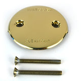 18002 Two-Hole Overflow Plate Kit