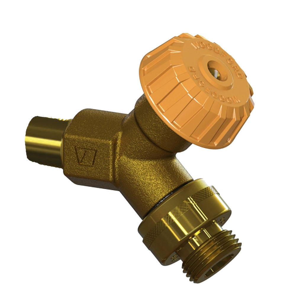 24C-BR Model 24 Wall Faucet CP Inlet, Rough Brass – Eagle Mountain