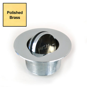 38350-PB PRESFLO® Tub Closure, 1.625-16 x 1.25 - Polished Brass