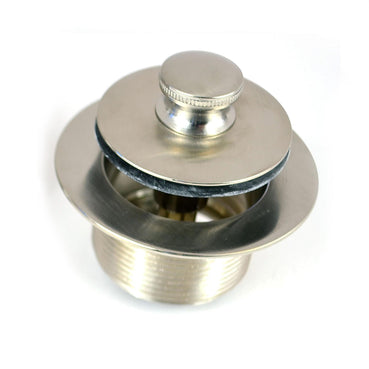 58220-BN LIFT & TURN Tub Closure, 1.375-16, Bushing Body - Brushed Nickel