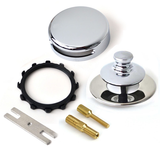 948701-PP-BN-2P Universal NuFit® Foot Actuated Trim Kit - 3/8"-5/16" Combo & Trip Lever Pin - Brushed Nickel