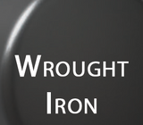 01024WI Overflow Plate Screw - Brass - 2.25"  - Wrought Iron