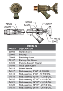 74513 Model 12 Wheel Handle