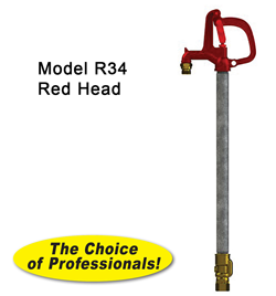 Model R34 Yard Hydrant 1' to 5' Bury