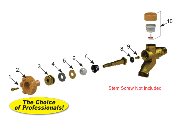 RK-101 Model 101 Wall Faucet Repair Kit – Eagle Mountain