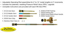 RK-ADJ-PRV Upgrade the Model 14, 16, 17, 19, 22 and V22 to PRV 4-in to 14-in model lengths