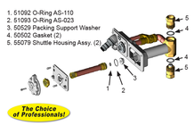 RK-HC Model HC/HCB Hot and Cold Wall Faucet Repair Kit