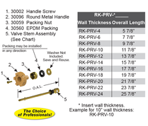 RK-PRV Pressure Reducing Valve Kit (4 in. through 24 in. Available Lengths)