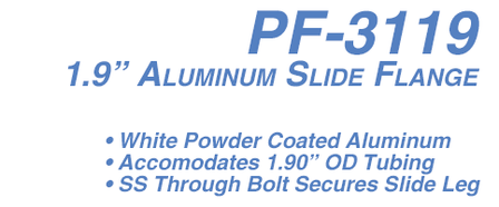 PF-3119 1.9" Aluminum Slide Flange