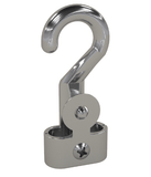 PH-52 Rope Hook - Chrome Plated Bronze - Rope size 1/2 in.