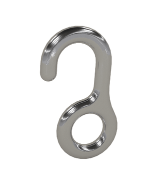 PH-55 Rope Hook - Chrome Plated Bronze - Rope Size 1/4 - 1/2 In