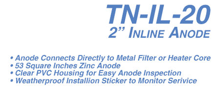 TN-IL-20 Inline Anode-2 Inch
